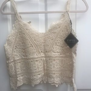Zaful NWT crochet tank